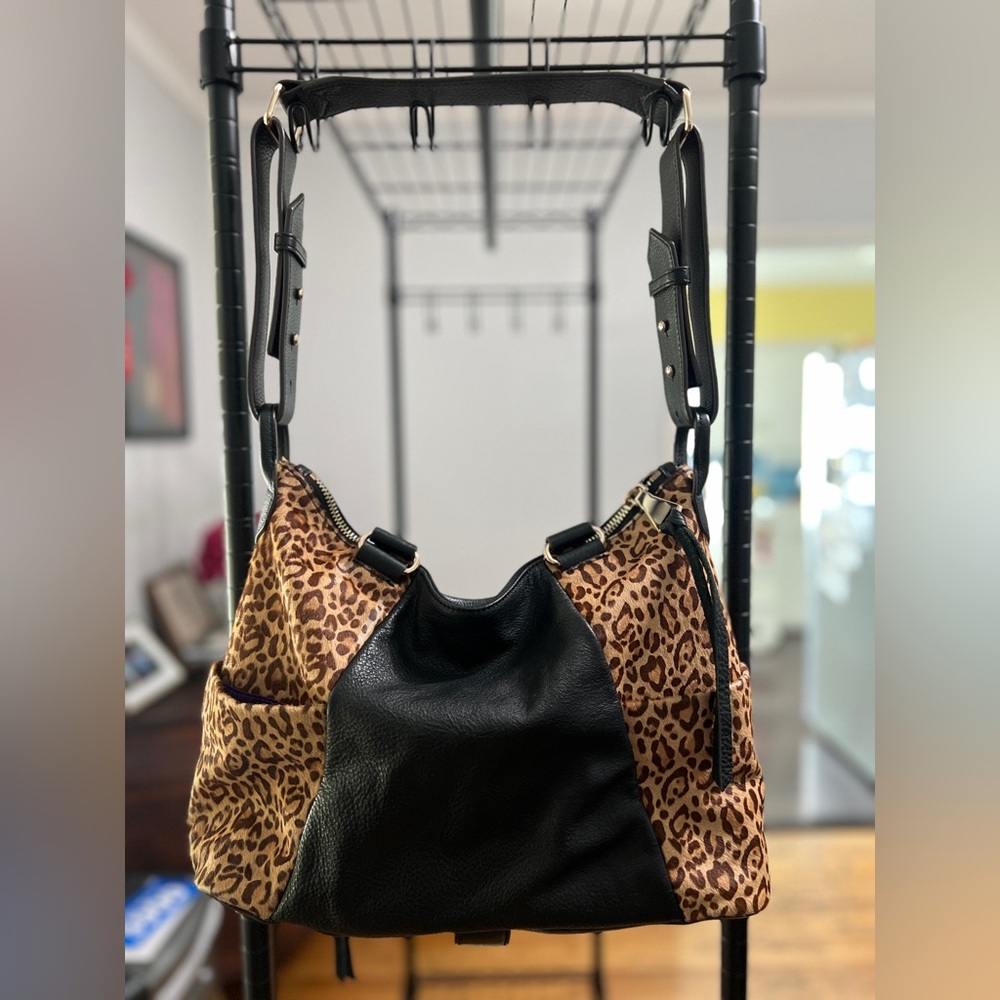 Aimee Kestenberg Leopard print leather bag